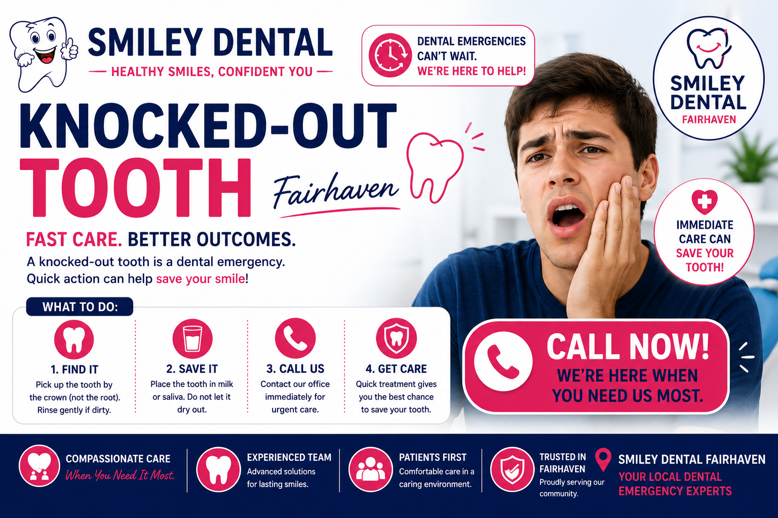 knocked-out tooth Fairhaven